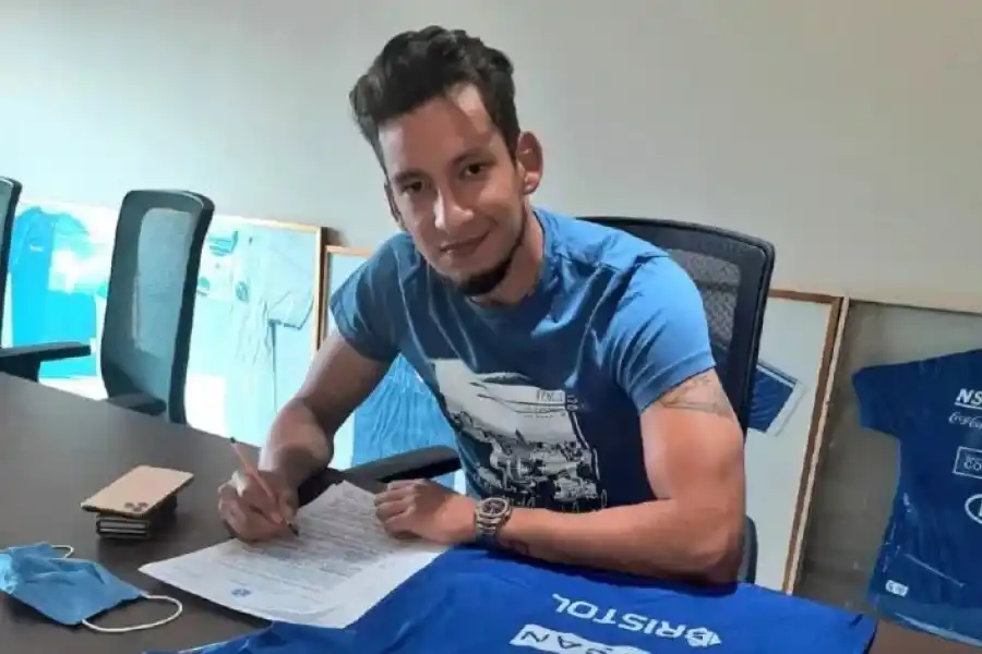 SANGRE GUARANÍ. El delantero Borja fue el último de los futbolistas extranjeros que se sumó al plantel “decano”.