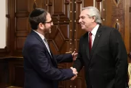 Alberto Fernández recibió a las nuevas autoridades de la AMIA