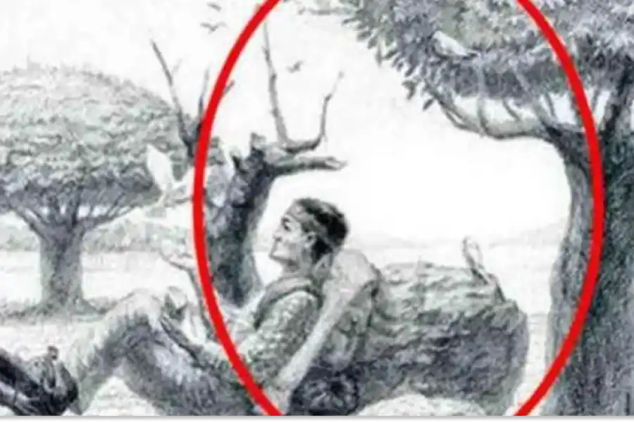 La solución, dentro del círculo rojo.