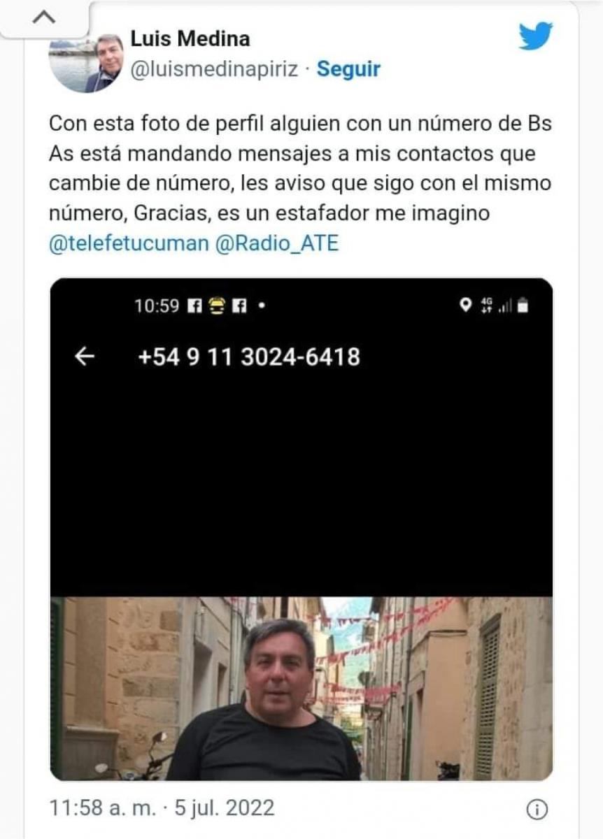 Robo de cuenta de WhatsApp.