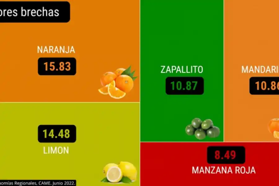 El consumidor pagó $ 3,7 por cada $ 1 que recibió el productor por los agroalimentos