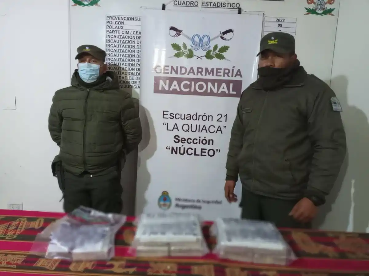 Foto tomada de Gendarmería Nacional.