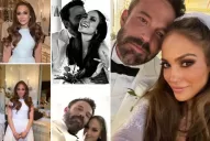 Jennifer Lopez y Ben Affleck tuvieron un casamiento de película en Las Vegas