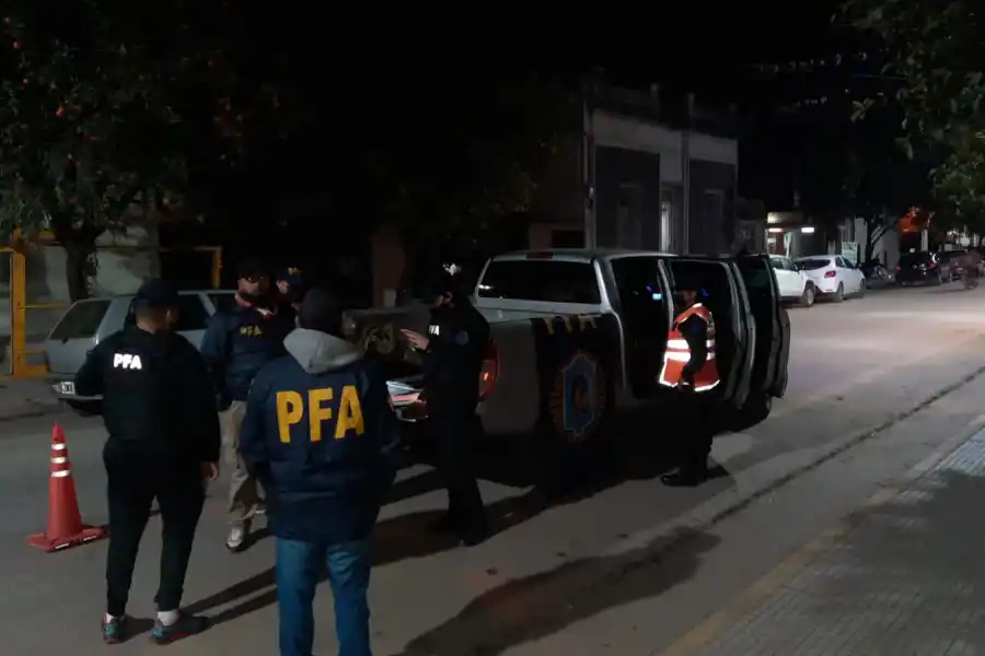 Operativo de la Policía Federal.