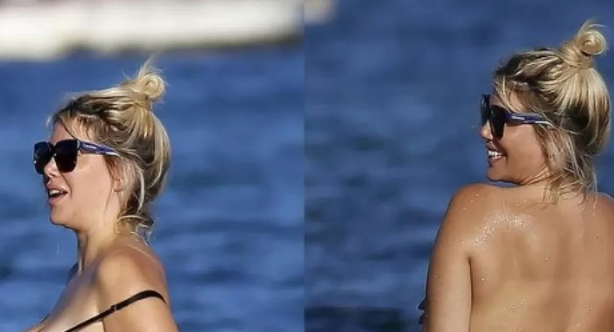 Las paradisíacas vacaciones de Wanda Nara en Ibiza