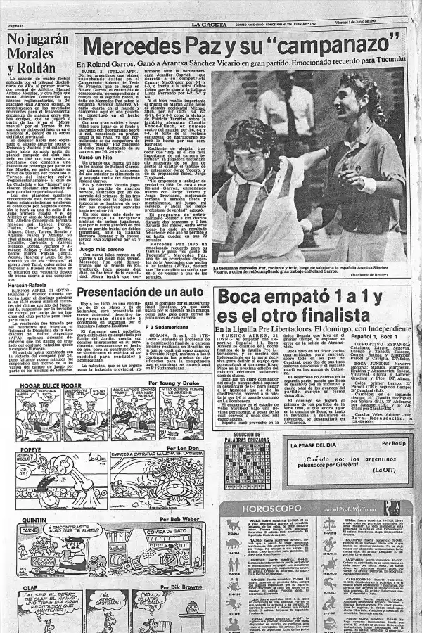 LAS DOS CARAS. Paz saluda con la frente en alto, Sánchez Vicario se retira rápido.