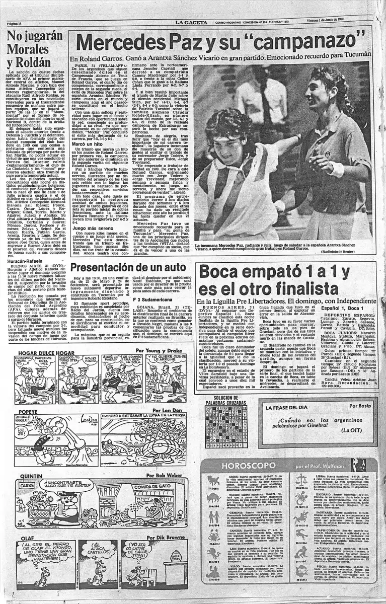 LAS DOS CARAS. Paz saluda con la frente en alto, Sánchez Vicario se retira rápido.