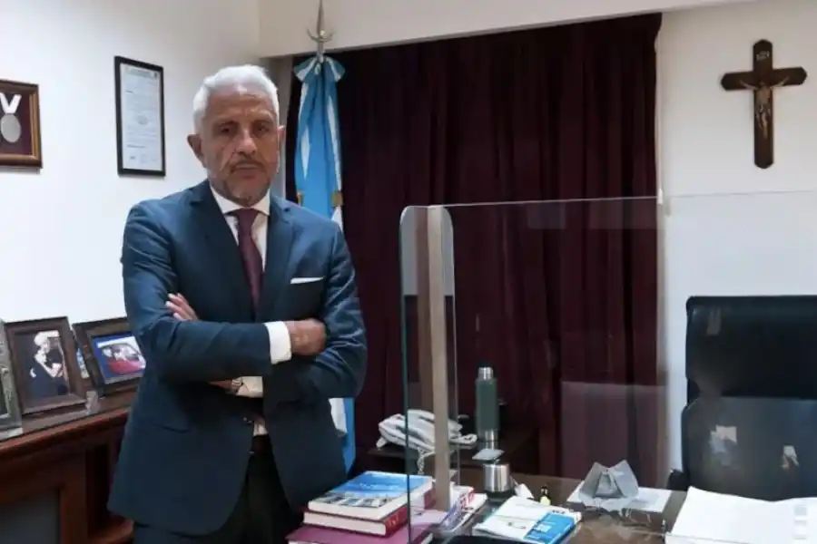 EL MAGISTRADO. El juez federal Alejandro Contreras.  