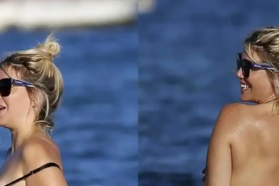 Las paradisíacas vacaciones de Wanda Nara en Ibiza