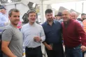 Los tres intendentes radicales de Tucumán visitaron la feria de Simoca junto a Roberto Sánchez