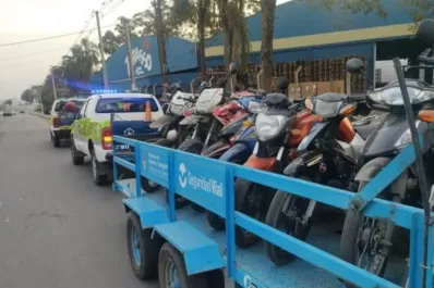 Secuestraron 17 motos por infracciones de tránsito