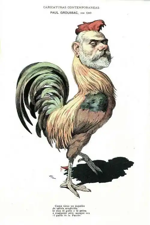 CÉLEBRE CARICATURA. El dibujo en Caras y Caretas.