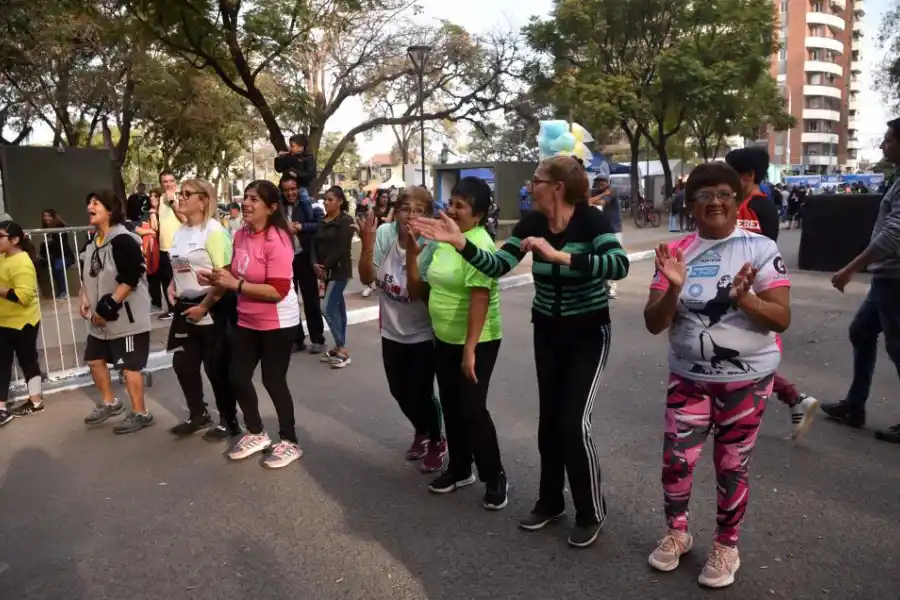  Las tres bandas de música hicieron bailar a todos (arriba a la derecha). Visitantes de Misiones y Santa Fe . la gaceta / foto de inés quinteros orio