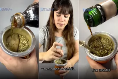 ¿Mate con fernet?: el desafío viral que combina dos bebidas bien argentas