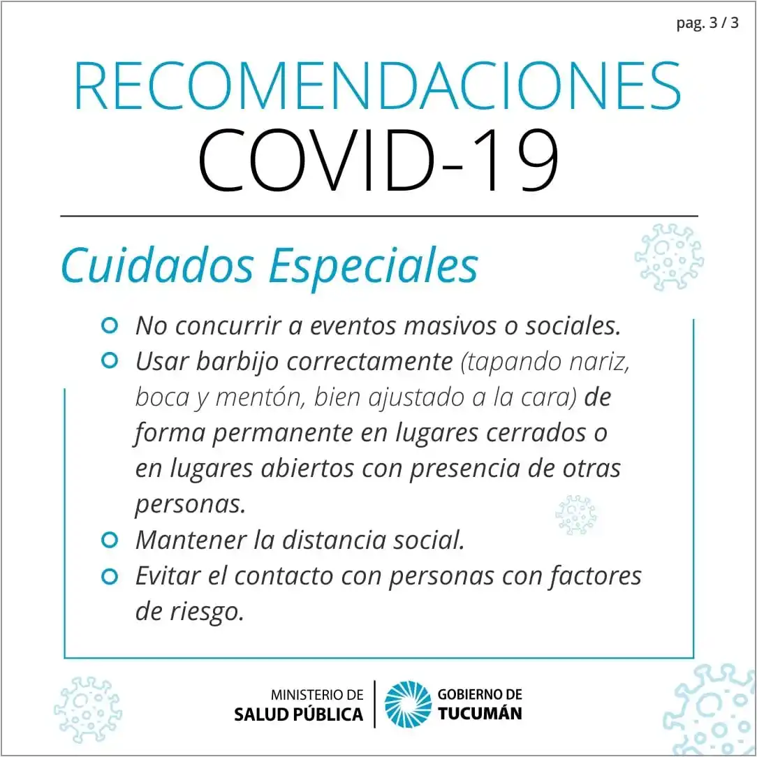 Cuáles son los criterios de aislamiento en Tucumán si diste positivo para covid-19