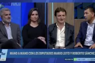 Leito y Sánchez no confrontaron entre sí, pero expusieron miradas distintas sobre la situación política nacional