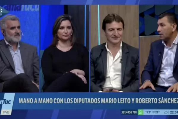 Leito y Sánchez no confrontaron entre sí, pero expusieron miradas distintas sobre la situación política nacional