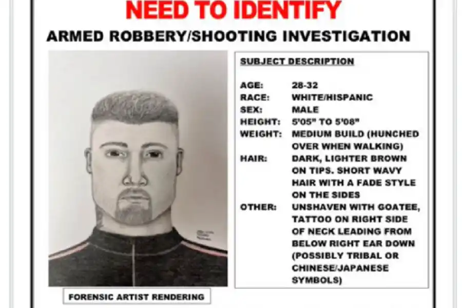 IDENTIKIT DEL SOSPECHOSO DE DISPARARLE A IGNACIO GALLARDO