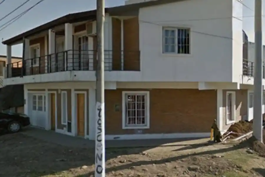 La vivienda, antes del impacto.