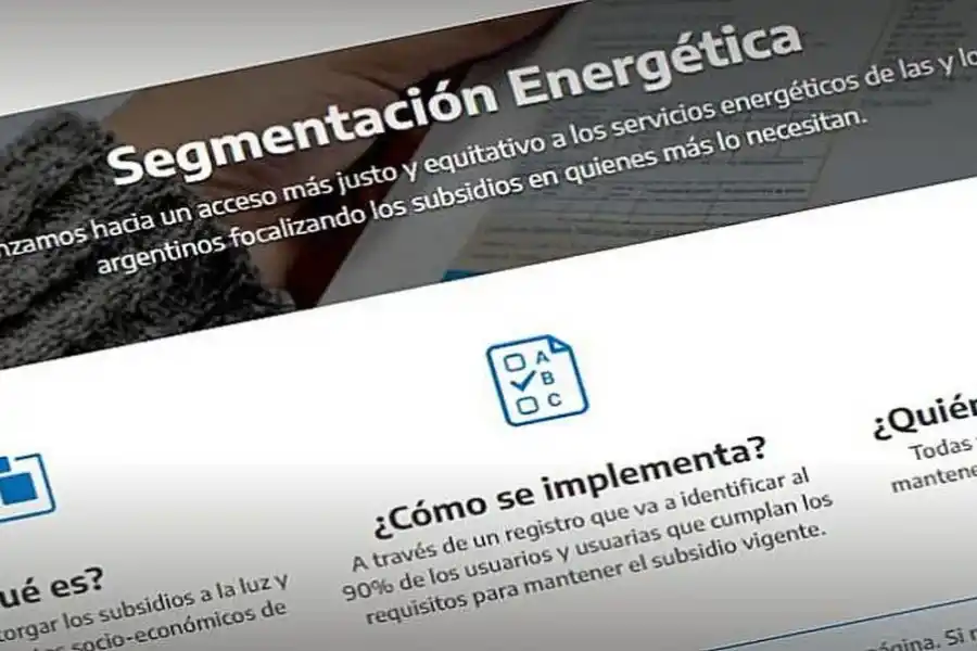 Subsidios de luz y gas: formulario RASE
