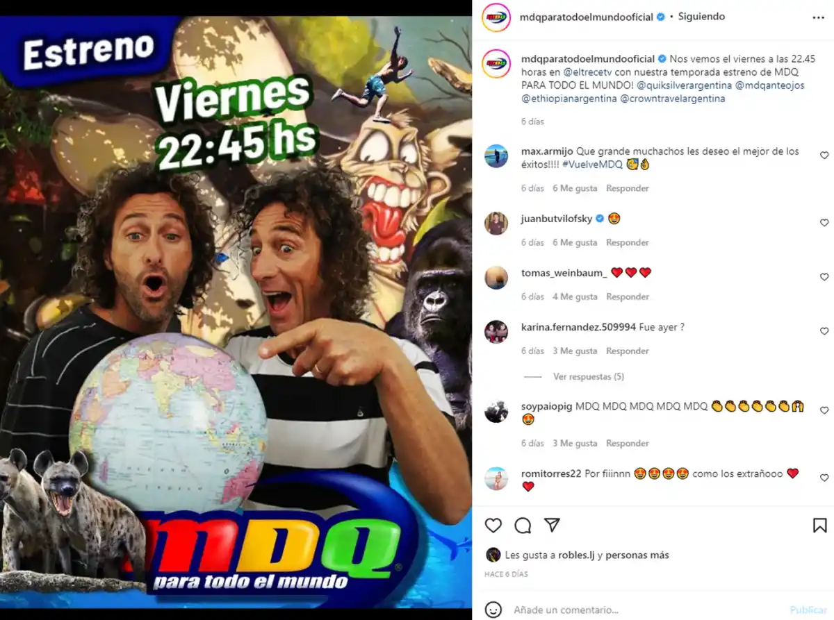 “MDQ para todo el mundo” volvió a la televisión: ¿qué países visitarán?
