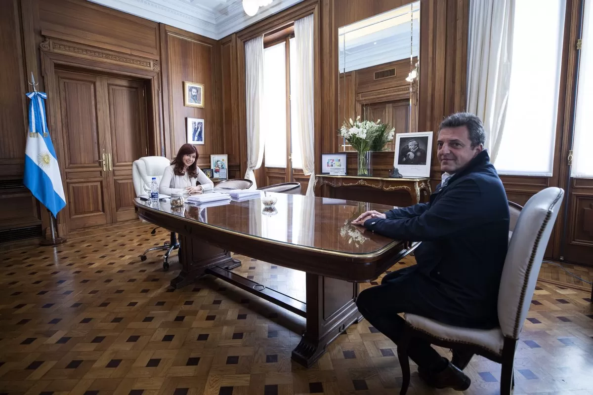 SERGIO MASSA Y Cristina Fernández de Kirchner. 