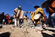 Pachamama: Con la salida del sol se iniciaron las honras del pueblo andino