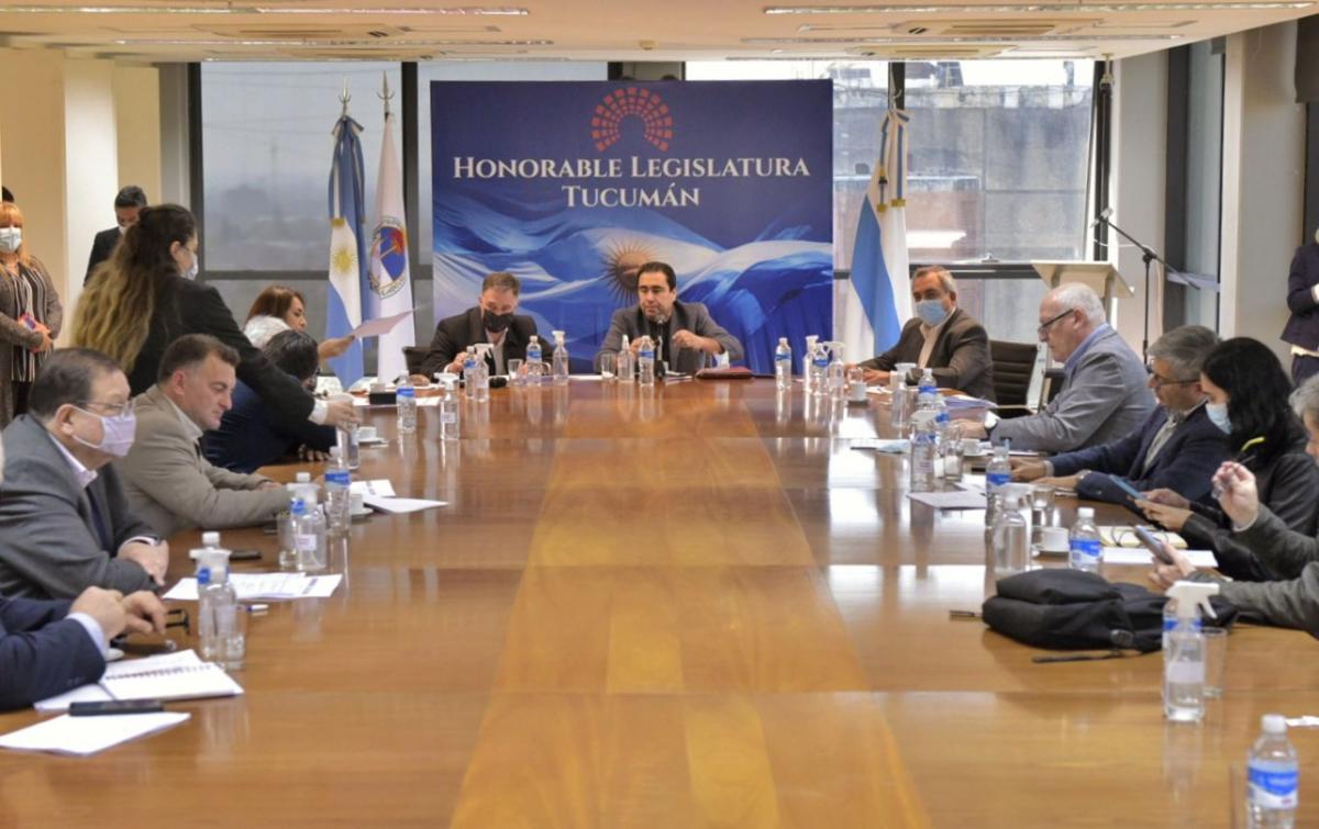 EN LABOR PARLAMENTARIA. Sergio Mansilla presidió la reunión celebrada este lunes. Foto de Prensa HLT