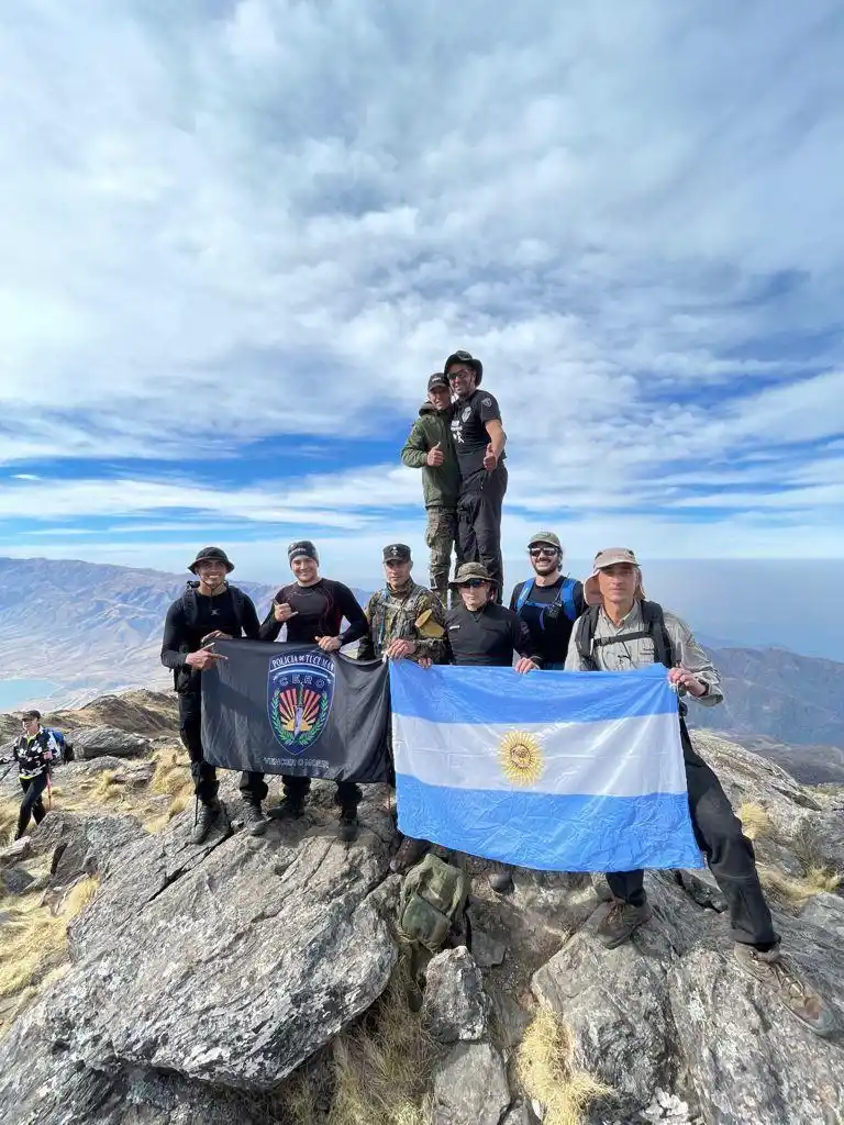 En la cumbre con los expertos.