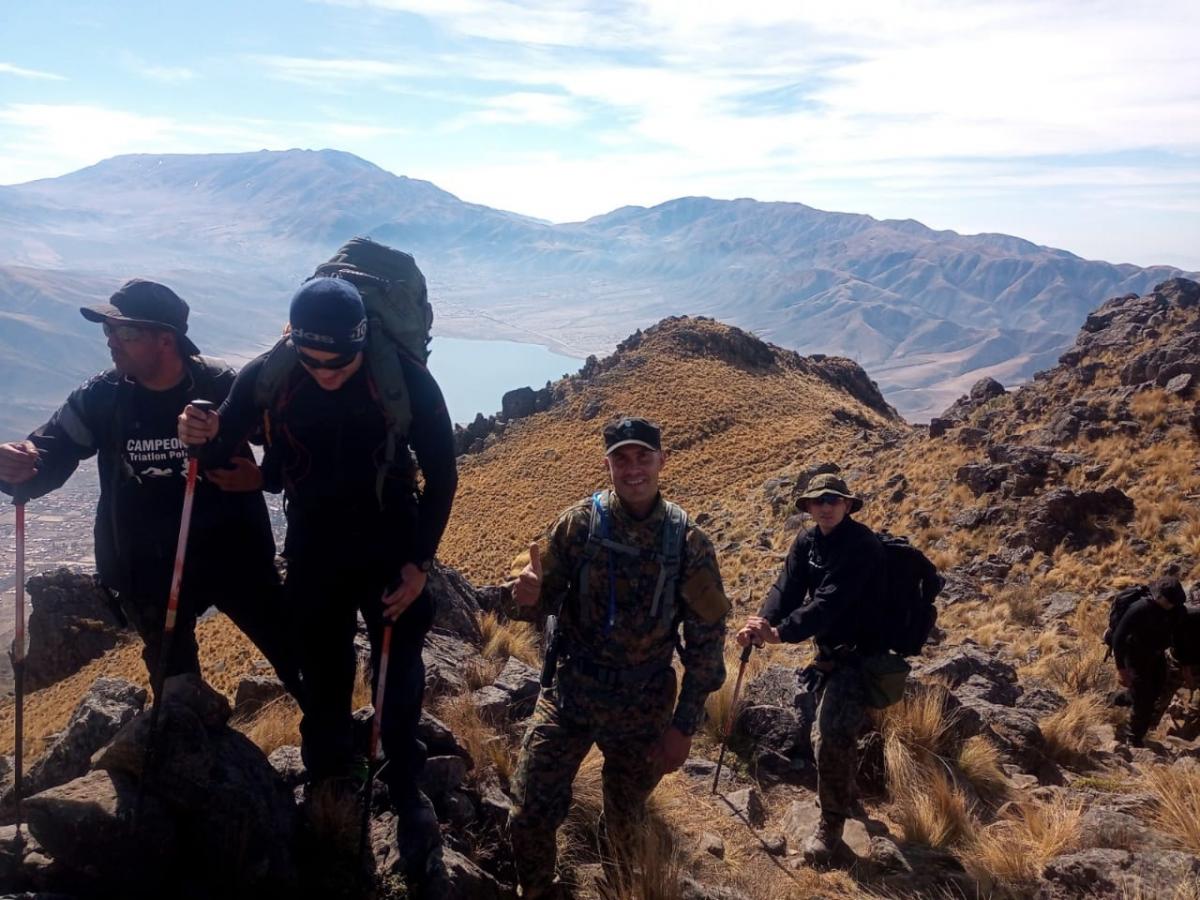Capacitaron a policías del CERO en búsqueda y rescate en zonas de montaña