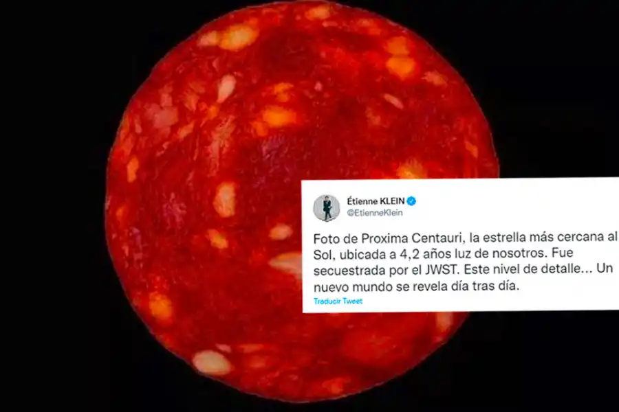 La publicación de Etienne Klein que generó polémica mundial