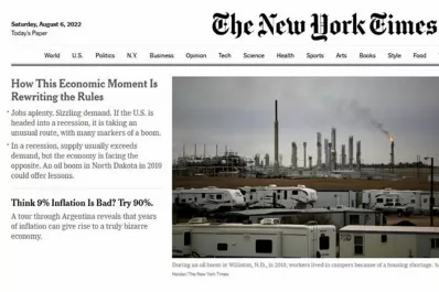 ¿Creés que una inflación de 9% es mala? Probá con 90%: la comparación del New York Times