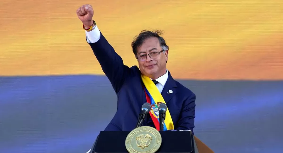 NUEVA ERA EN COLOMBIA. Gustavo Petro se convirtió en el primer presidente de izquierda de la historia de ese país. Foto de Reuters.