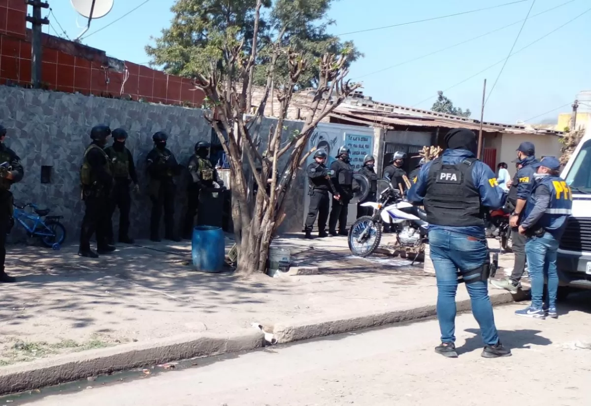 Operativo de la Policía Federal.