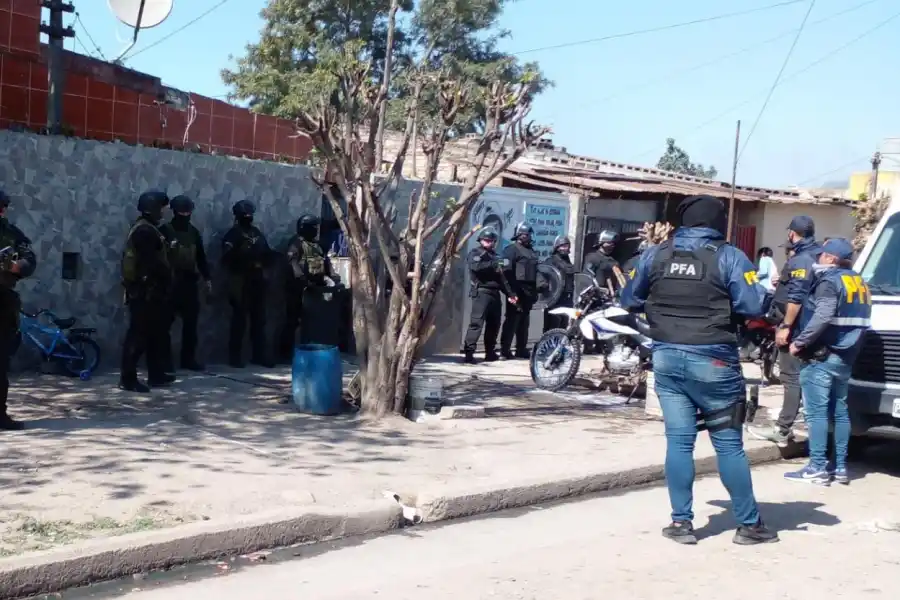 Operativo de la Policía Federal.