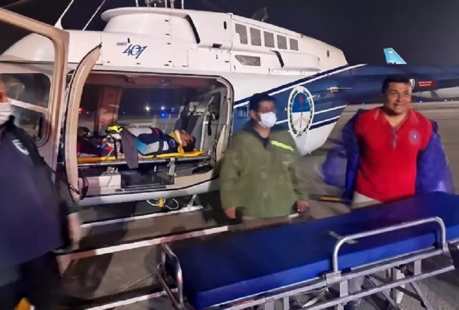 Un endurista cayó en un pozo en las montañas de San Pedro de Colalao: debió ser rescatado en helicóptero