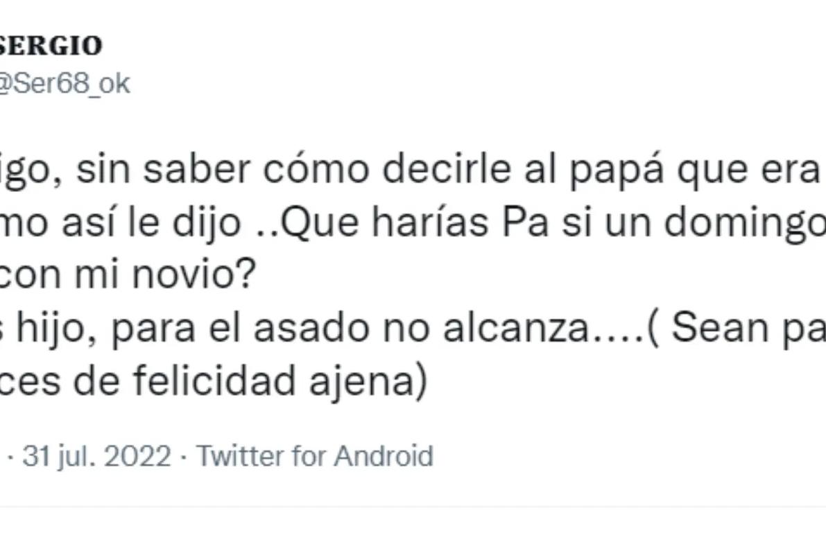 Cómo reaccionó un padre cuando su hijo le preguntó qué haría si tiene novio