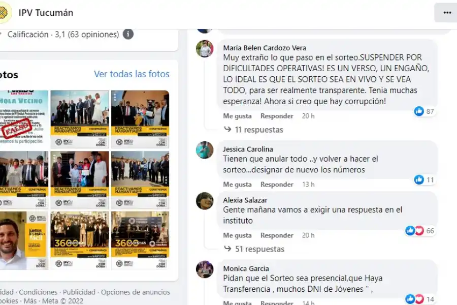 Protesta fuera del Instituto de la Vivienda por el fallido sorteo de casas: Que sea transparente