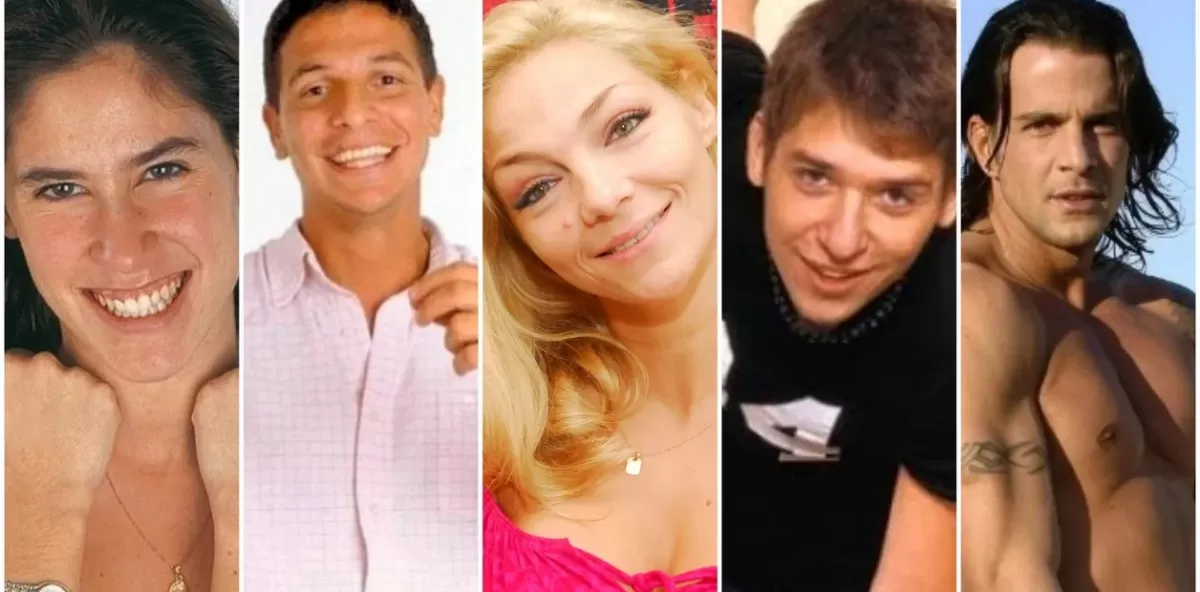 Daniela Ballester, Marcelo Corazza, Tamara Paganini, Gastón Trezeguet y Santiago Almeyda.