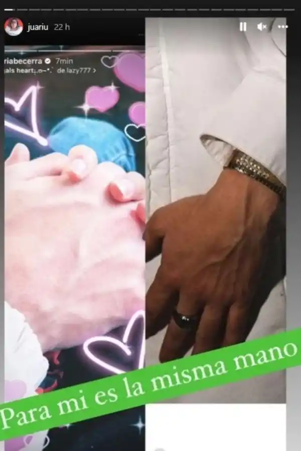 El posteo de Juariu.