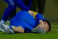 Video: alerta en Boca por la terrible patada que sufrió Changuito Zeballos