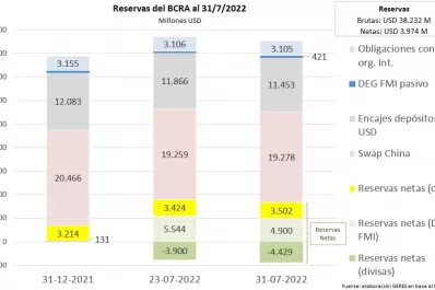 Inquietud del Gobierno por el poco ingreso de dólares