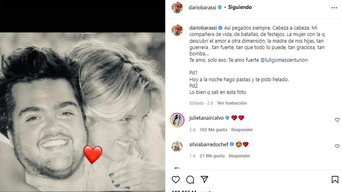 Nació Inés, la segunda hijita de Darío Barassi y su esposa Lucía