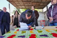 En Tafí Viejo, Federico Masso firmó convenios de cooperación con instituciones deportivas