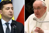 Volodimir Zelensky diálogo con el Papa sobre la guerra en Ucrania