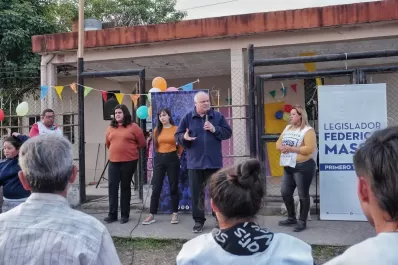 “El problema central en la niñez es la malnutrición”, dijo Masso en barrio Alberdi Norte