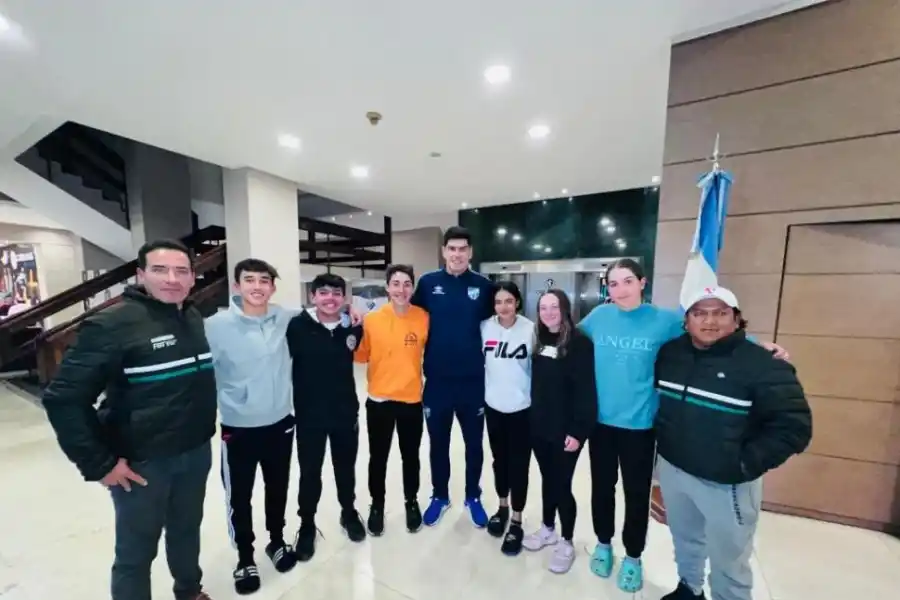 FELICES. Degreff, Giovannini, Ayala y Markus tras lograr la clasificación.