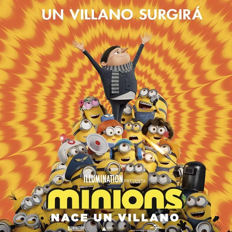 NUEVO FILME DE LA SAGA. “Minions: nace un villano”, en el Atlas. 