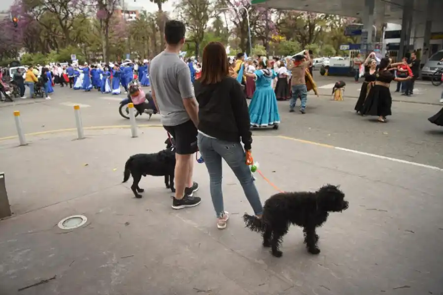 PÚBLICO ESPONTÁNEO. Sin participar, muchos estuvieron atentos. LA GACETA/FOTO DE JUAN PABLO SÁNCHEZ NOLI 