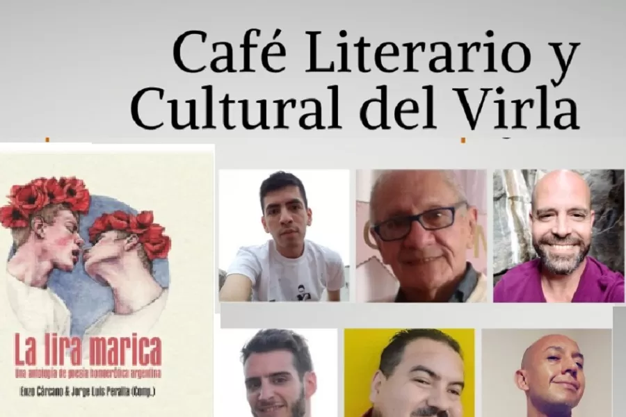 Café Literario del Virla: presentan La lira marica, antología de poesía homoerótica argentina